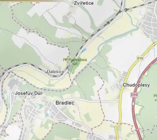 Prodej louky, Bradlec, 4707 m2