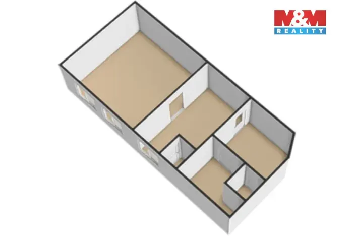 Prodej bytu 2+kk, Ostrava - Hrabůvka, Heritesova, 52 m2