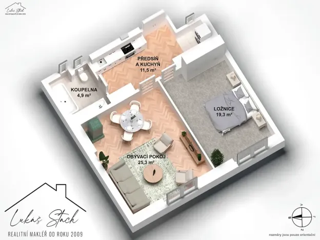 Prodej bytu 2+1, Praha - Vinohrady, Boleslavská, 65 m2