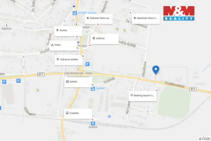 Prodej rodinného domu, Sadská, Poděbradská, 57 m2