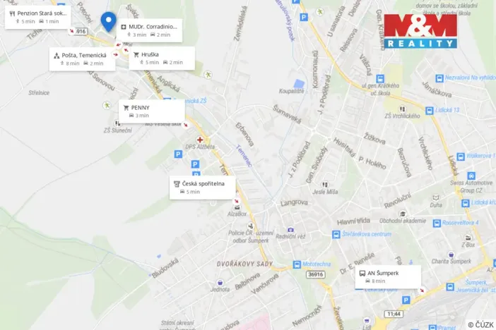 Prodej bytu 3+1, Šumperk, Finská, 72 m2