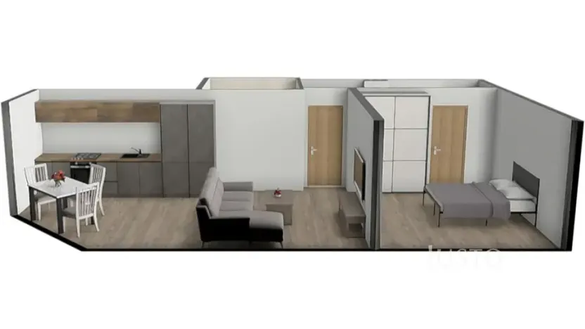 Pronájem bytu 2+kk, Bechyně, Soukenická, 39 m2