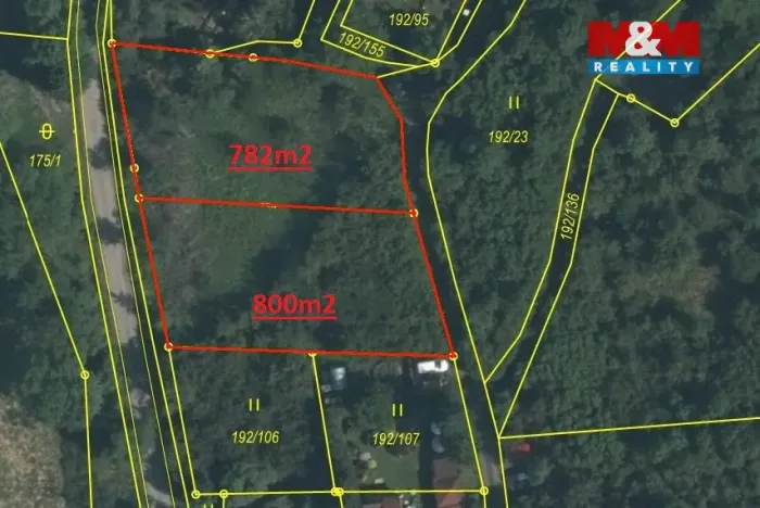Prodej zahrady, Postoloprty - Mradice, 782 m2