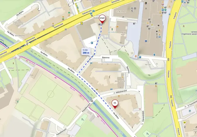 Pronájem pokoje, Praha - Vysočany, Na břehu, 20 m2