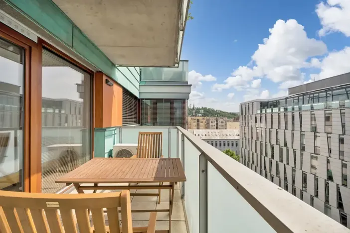 Pronájem bytu 2+kk, Praha - Karlín, Rohanské nábřeží, 52 m2