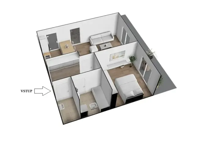 Pronájem bytu 2+kk, Brno, Kollárova, 85 m2