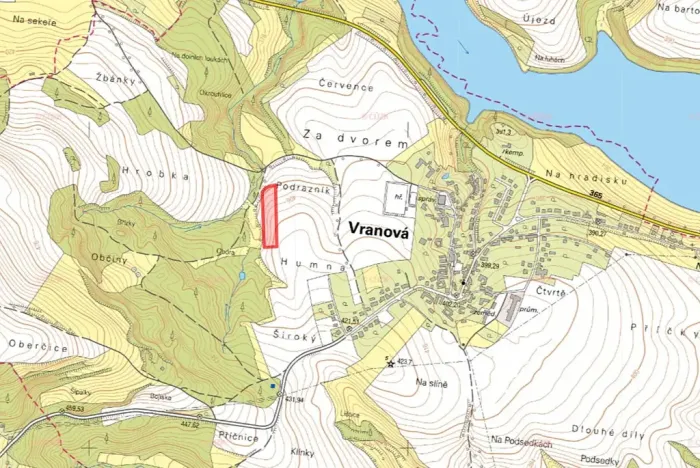 Prodej pole, Vranová, 7790 m2