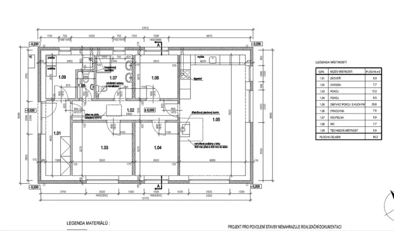 Prodej rodinného domu, Cvrčovice, 82 m2