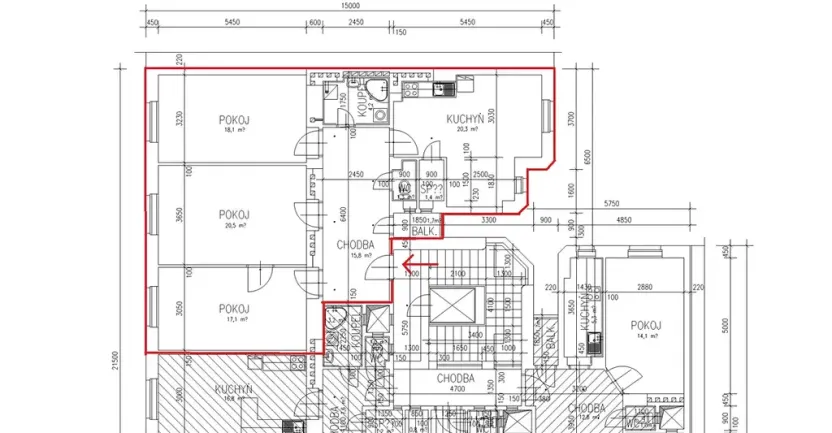 Pronájem bytu 3+1, Praha - Vinohrady, Slezská, 100 m2