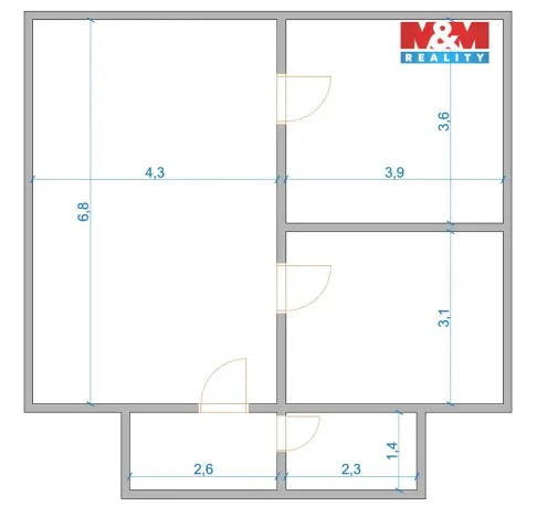 Prodej rodinného domu, Ostrava - Michálkovice, 69 m2