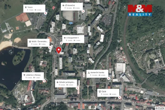 Pronájem bytu 2+1, Karlovy Vary - Rybáře, Mládežnická, 60 m2