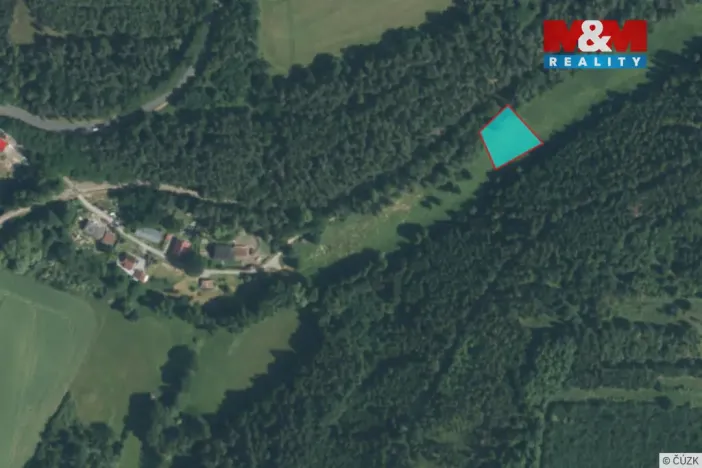 Prodej louky, Bor - Skviřín, 1522 m2