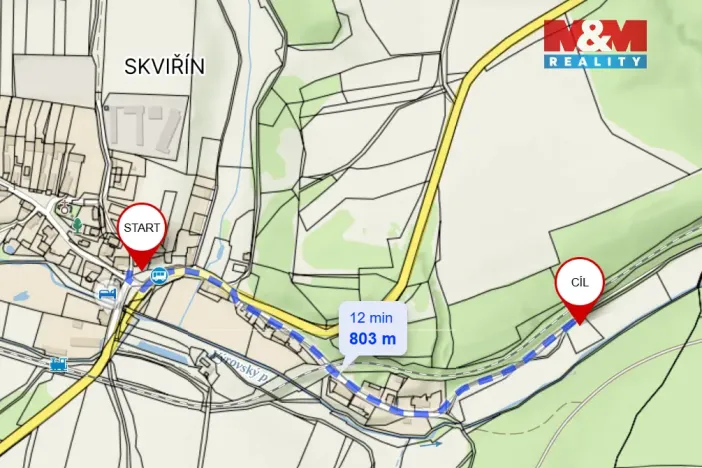 Prodej louky, Bor - Skviřín, 1522 m2