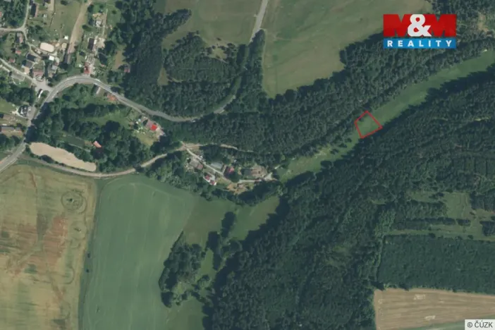 Prodej louky, Bor - Skviřín, 1522 m2