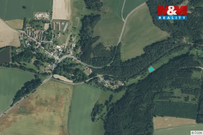Prodej louky, Bor - Skviřín, 1522 m2