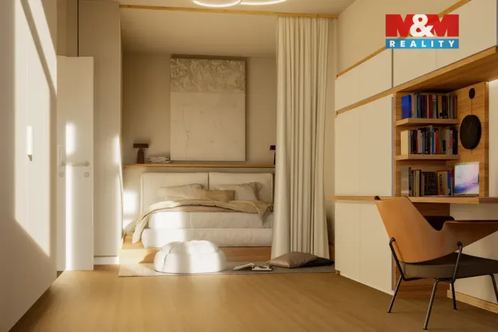 Prodej bytu 2+kk, Praha - Smíchov, Grafická, 43 m2
