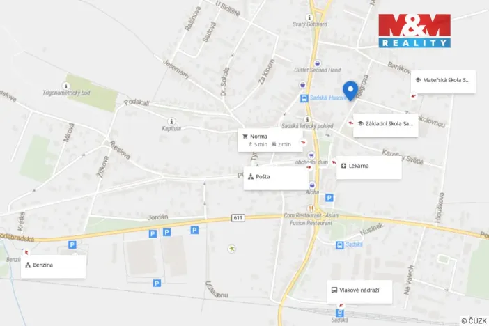 Prodej rodinného domu, Sadská, Riegrova, 84 m2