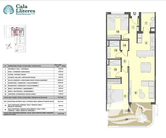 Prodej bytu 3+kk, Capdepera, Španělsko, 95 m2