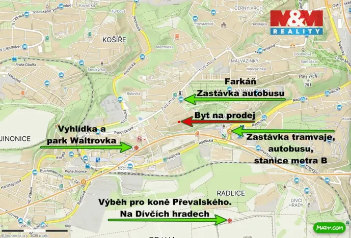 Prodej bytu 3+kk, Praha - Radlice, Na Farkáně III, 80 m2