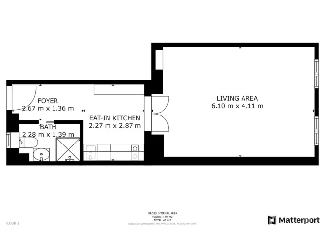 Pronájem bytu 1+1, Praha - Holešovice, Kamenická, 45 m2
