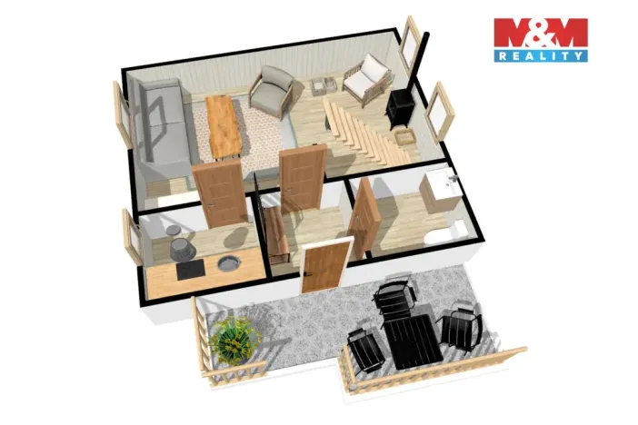 Prodej chaty, Třemošnice - Starý Dvůr, 42 m2