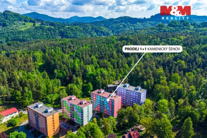 Prodej bytu 1+1, Kamenický Šenov, Pískovec I, 40 m2