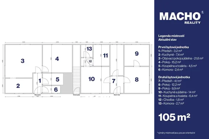 Prodej rodinného domu, Velká Lečice, 105 m2