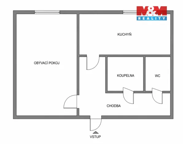 Prodej bytu 1+1, Zlín - Příluky, Dřevnická, 38 m2