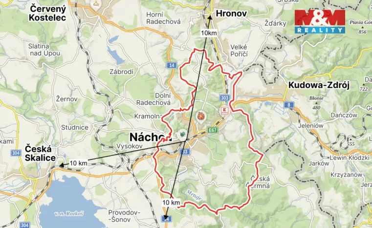 Pronájem komerční nemovitosti, Náchod, 22 m2
