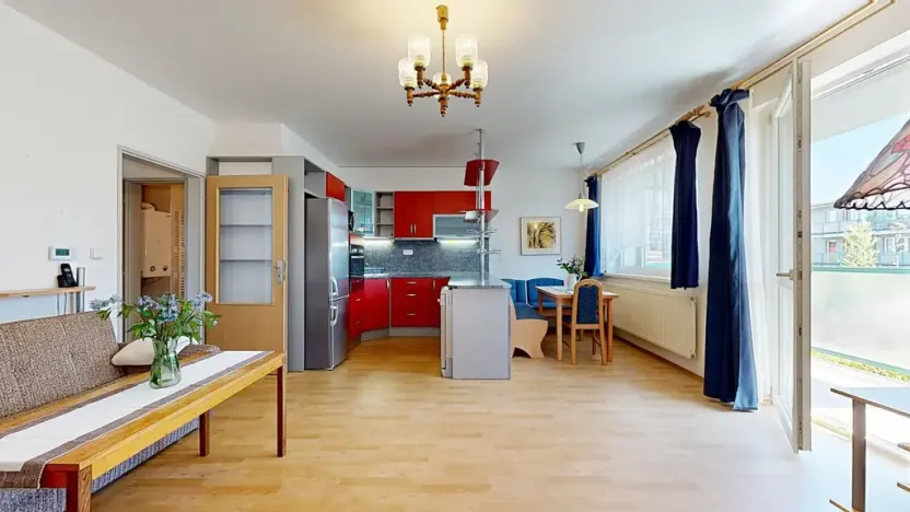 Prodej bytu 3+kk, Šestajovice, Trojmezní, 64 m2