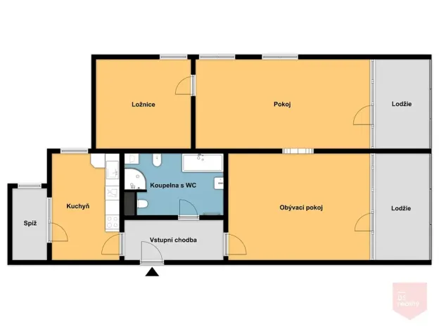 Prodej bytu 3+1, Praha - Podolí, Bohuslava Martinů, 120 m2