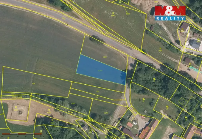 Prodej pozemku pro bydlení, Poleň, 1261 m2