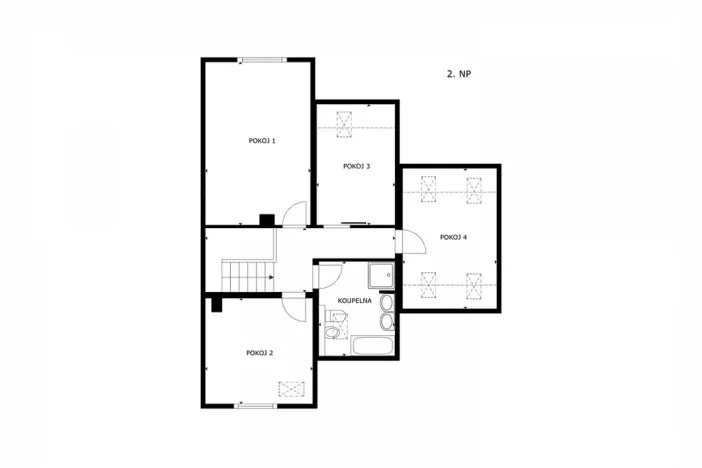 Prodej rodinného domu, Mratín, Slunečná, 118 m2