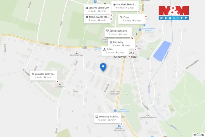 Prodej bytu 1+1, Rokytnice v Orlických horách, U Nádraží, 39 m2