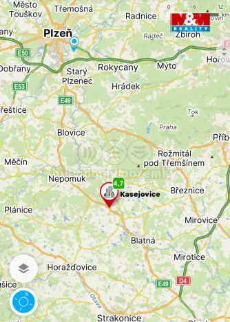 Prodej pozemku pro bydlení, Kasejovice, 1009 m2