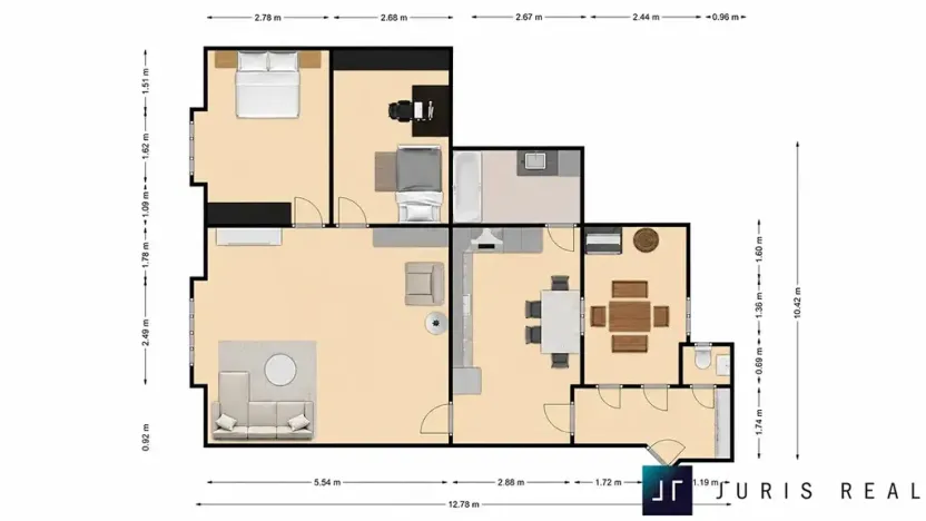 Prodej bytu 2+1, Praha - Holešovice, Veletržní, 87 m2
