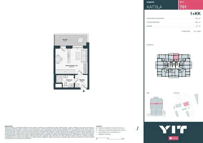 Prodej bytu 1+kk, Praha - Kamýk, Imrychova, 29 m2
