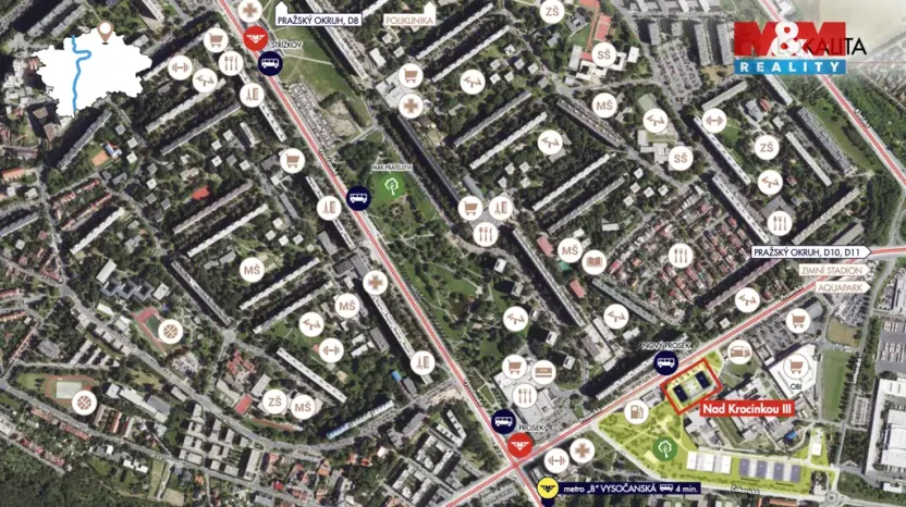 Prodej bytu 4+kk, Praha, Nad Krocínkou, 107 m2