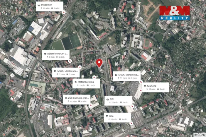 Prodej bytu 2+1, Teplice - Trnovany, Jana Koziny, 61 m2