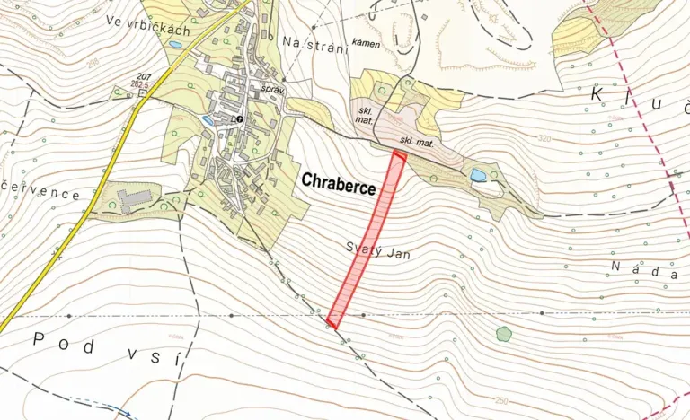 Prodej pole, Chraberce, 11672 m2