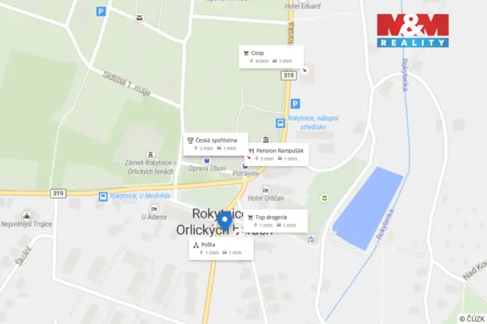 Prodej ubytování, Rokytnice v Orlických horách, náměstí T. G. Masaryka, 431 m2