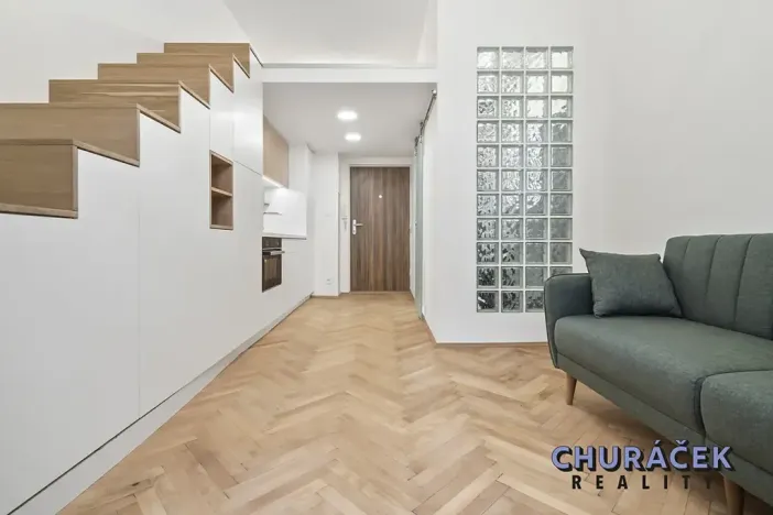 Pronájem bytu 1+kk, Praha - Nusle, Oldřichova, 20 m2