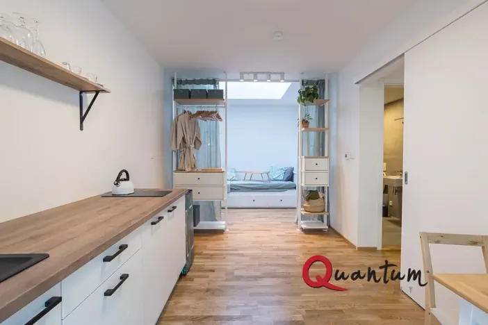 Pronájem bytu 1+kk, Praha - Smíchov, Grafická, 35 m2