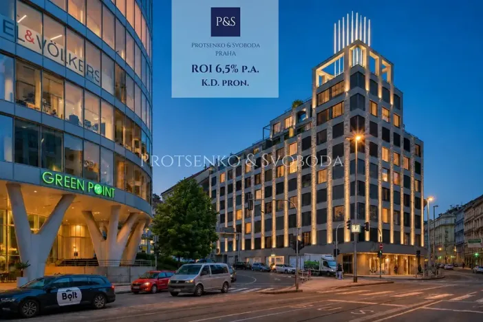 Prodej bytu 1+kk, Praha - Smíchov, Mozartova, 22 m2