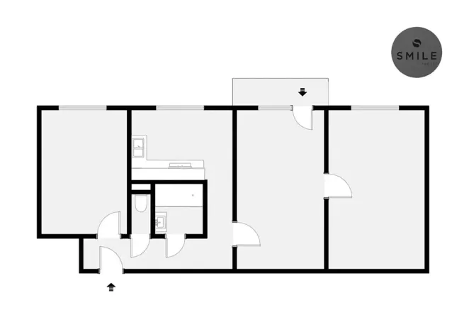 Prodej bytu 3+1, Hlučín, Severní, 62 m2