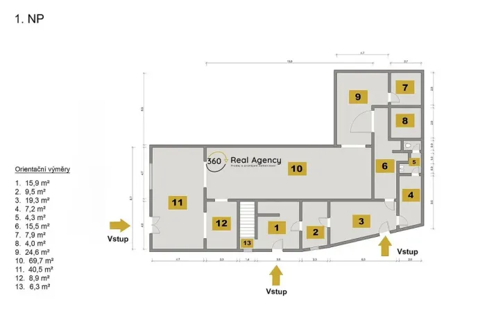 Prodej rodinného domu, Kamenice nad Lipou, Masarykova, 390 m2