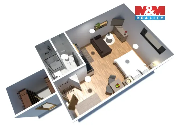 Prodej bytu 1+kk, Vrchlabí - Hořejší Vrchlabí, Horská, 31 m2