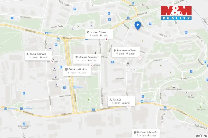 Prodej bytu 3+1, Ústí nad Labem - Krásné Březno, Keplerova, 79 m2