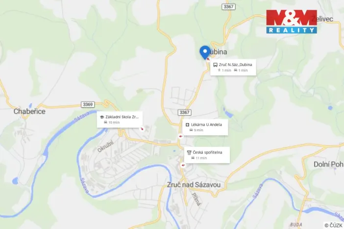Prodej chalupy, Zruč nad Sázavou - Dubina, 71 m2