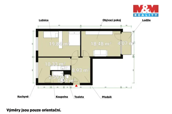 Prodej bytu 2+1, Klatovy - Klatovy III, Plzeňská, 65 m2